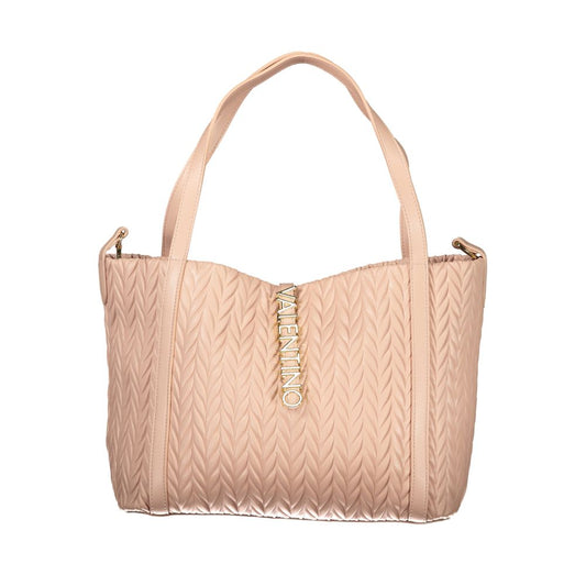 Pink Polyethylene Handbag