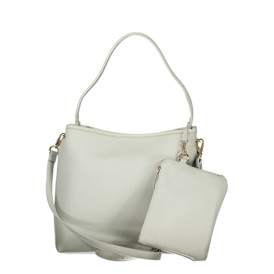 Gray Polyethylene Handbag